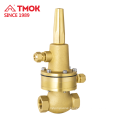 Natural color brass forging Pressure relief valve